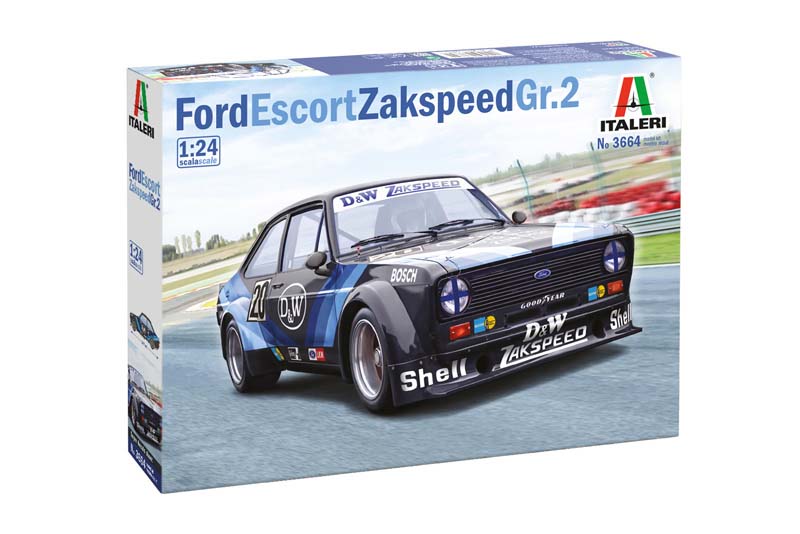 Italeri Ford Escort Zakspeed Gr. 2 1/24 model scale kit