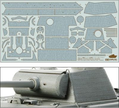 Tamiya 1/35 Panther Ausf.G Early Zimmerit Coating Sheet 12646