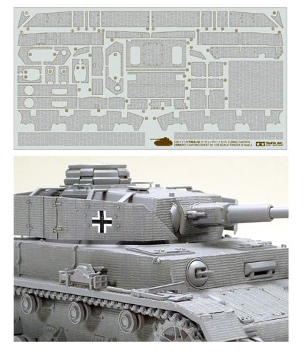 Tamiya 1/35 Panzer IV Ausf.J Zimmerit Coating Sheet 12650