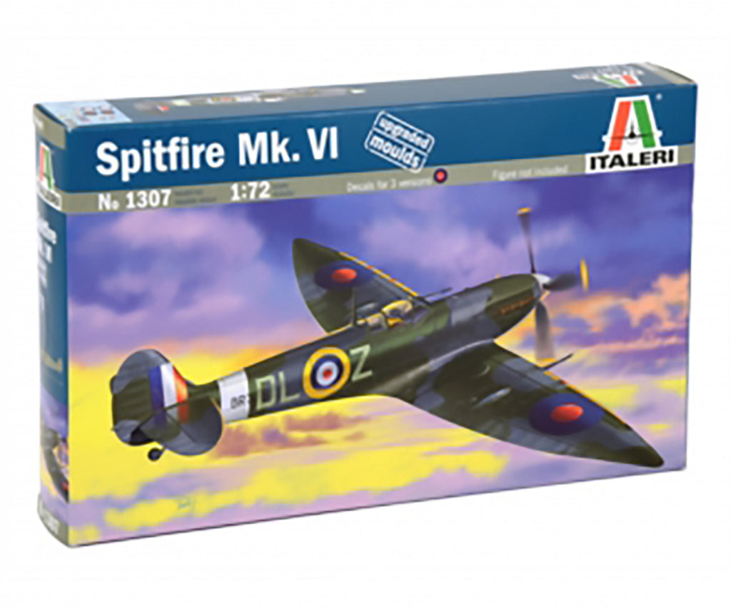 Italeri 1/72 RAF SPITFIRE Mk.VI Scale Model Plane Kit 1307*