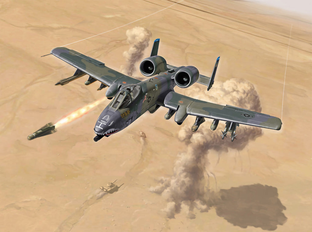 Italeri 1/72 A-10 GULF WAR Fighter Plane Scale model kit 1376