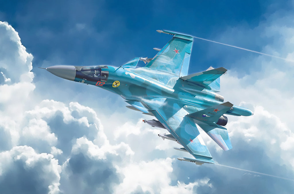 ITALERI SUKHOI SU-34 FULLBACK 1/72 scale model aircraft kit