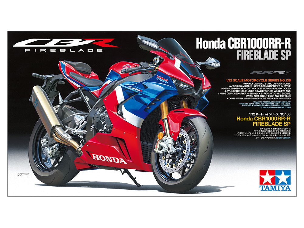 Tamiya 1/12 Honda CBR1000RR-R Fireblade Special Motorbike Model Kit 14138
