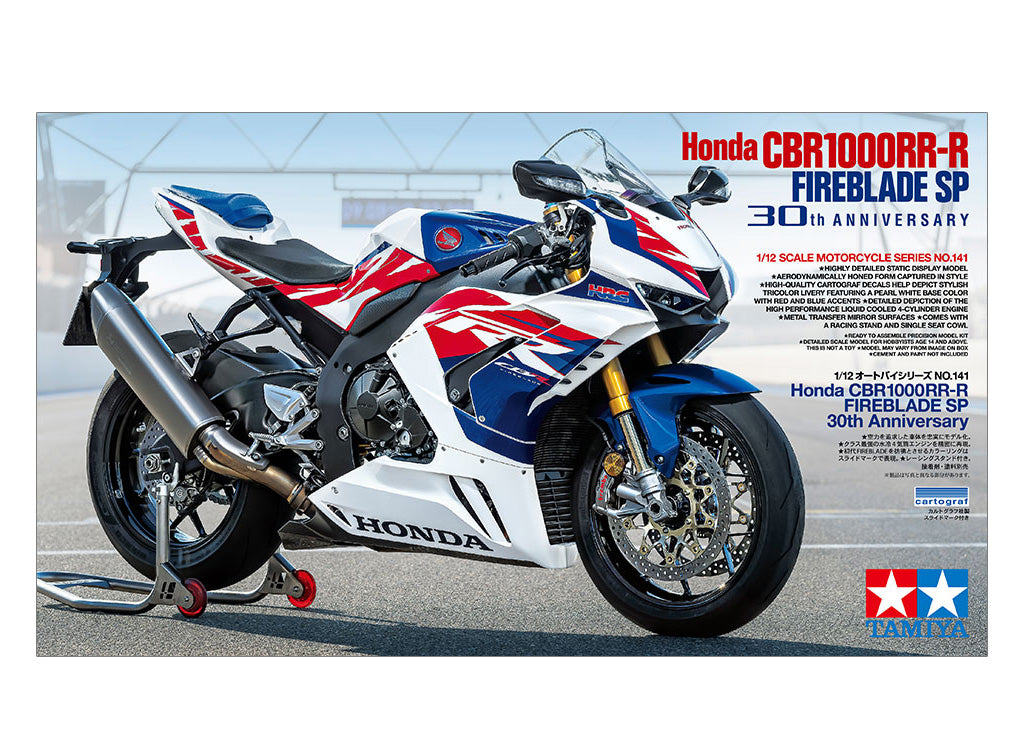 Tamiya 1/12 CBR 1000RR-R Fireblade  Scale Model Motorbike Kit 14141