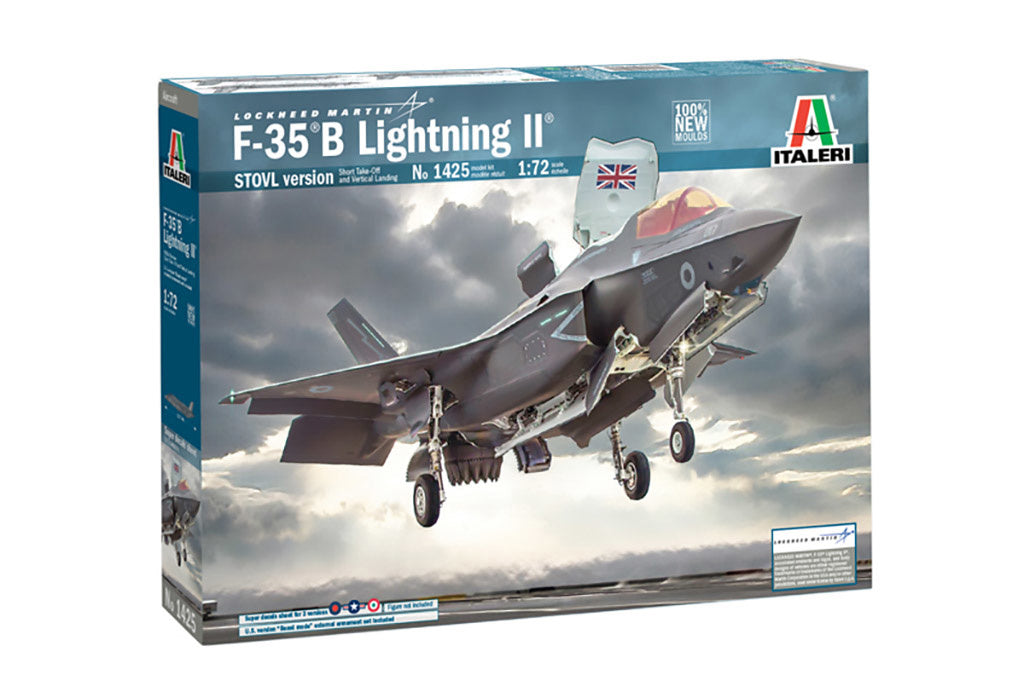 Italeri 1/72 RAF F-35B Lightning II Fighter Jet Scale Model 1425*