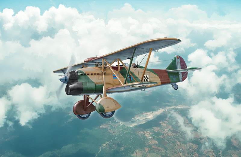 Italeri 1/72 Fiat CR 32 Freccia Spanish Plane Model Kit 1438