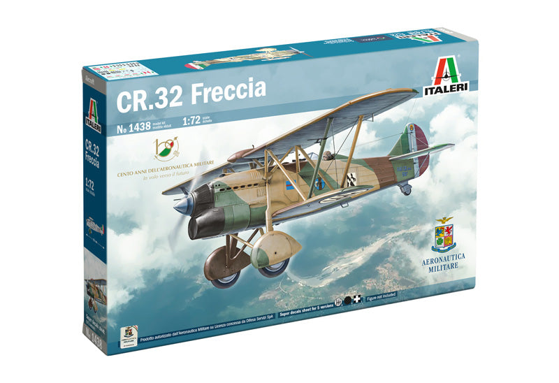 Italeri 1/72 Fiat CR 32 Freccia Spanish Plane Model Kit 1438