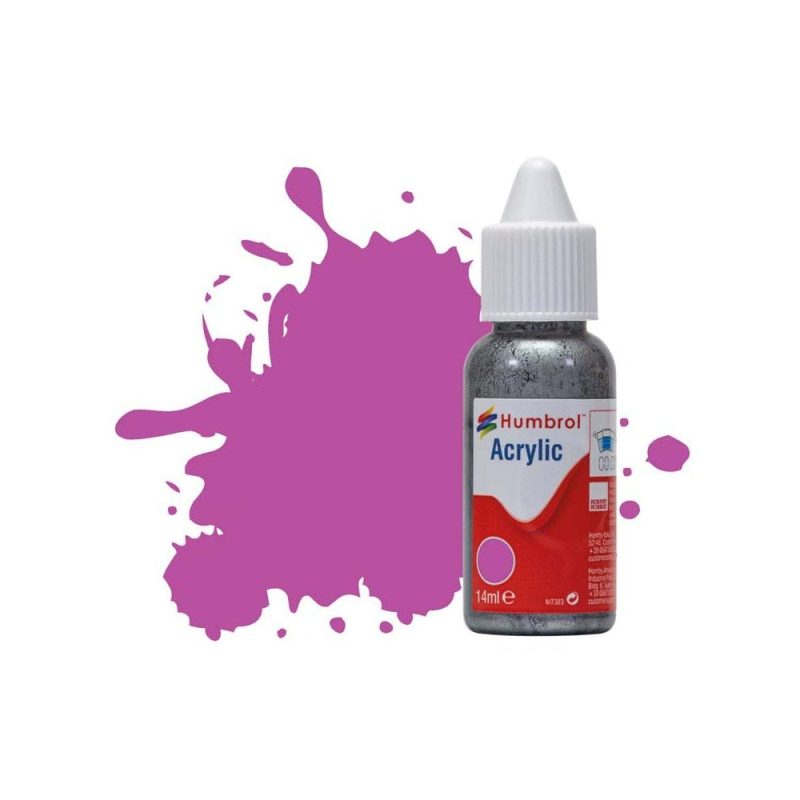 HUMBROL Acrylic Dropper Bottle Model Paint 14ml ALL COLOURS Matt Gloss Satin Airfix