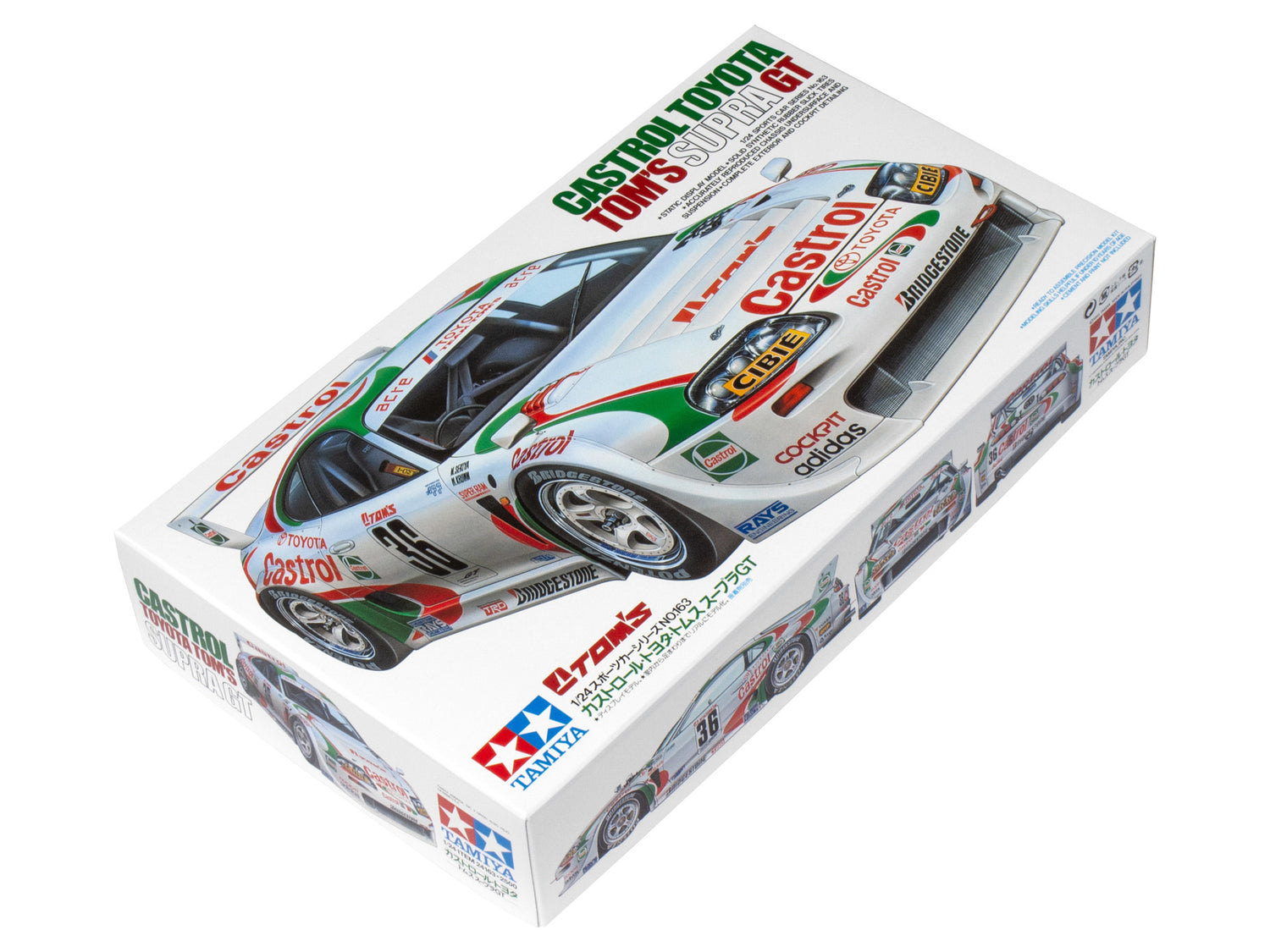 Tamiya 1/24 Castrol Toyota Tom's Supra GT Model Car Kit 24163