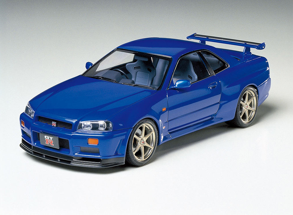 Tamiya 1/24 Nissan Skyline GT-R V-Spec R34 Scale Model Car Kit 24210