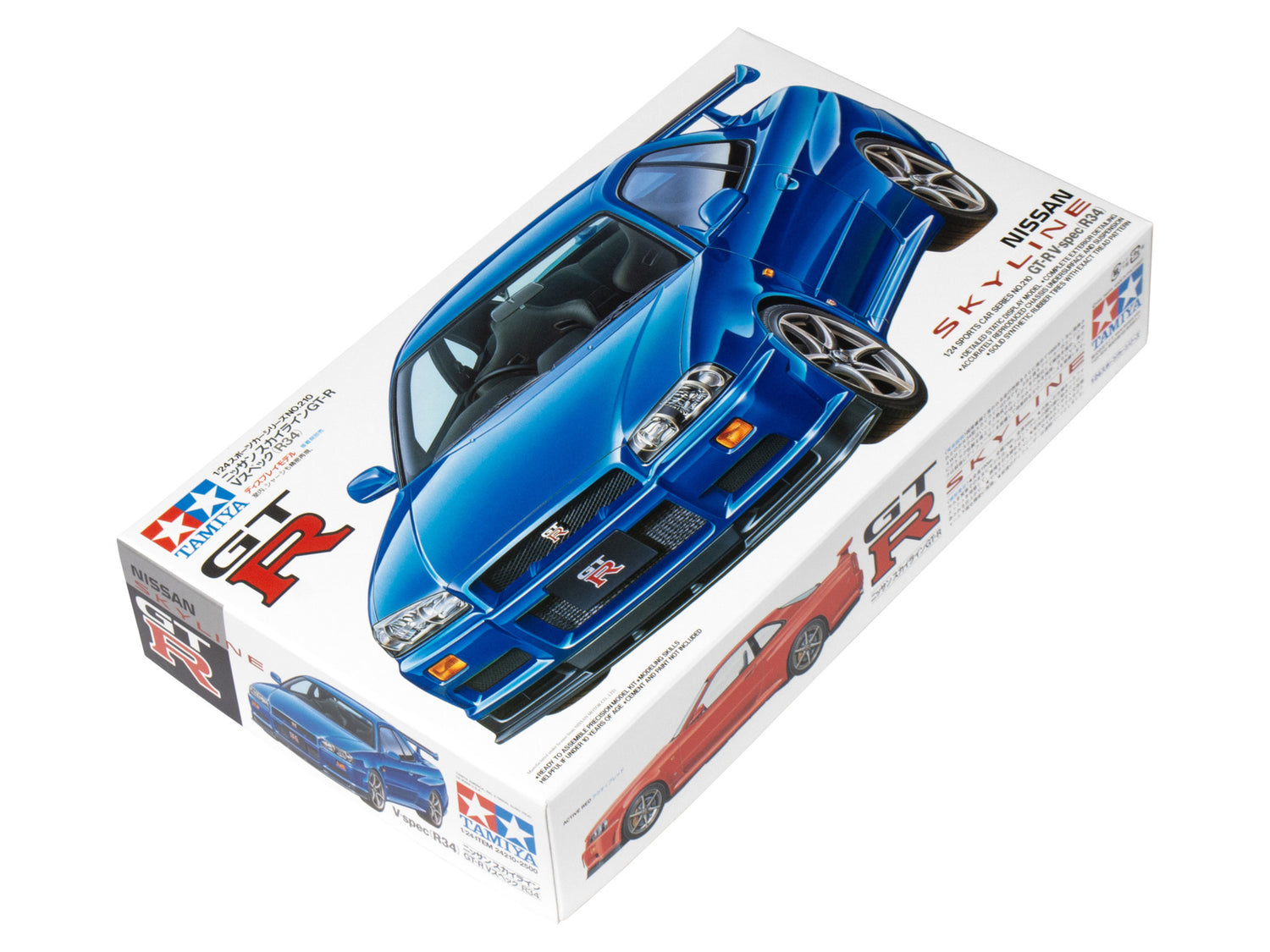 Tamiya 1/24 Nissan Skyline GT-R V-Spec R34 Scale Model Car Kit 24210