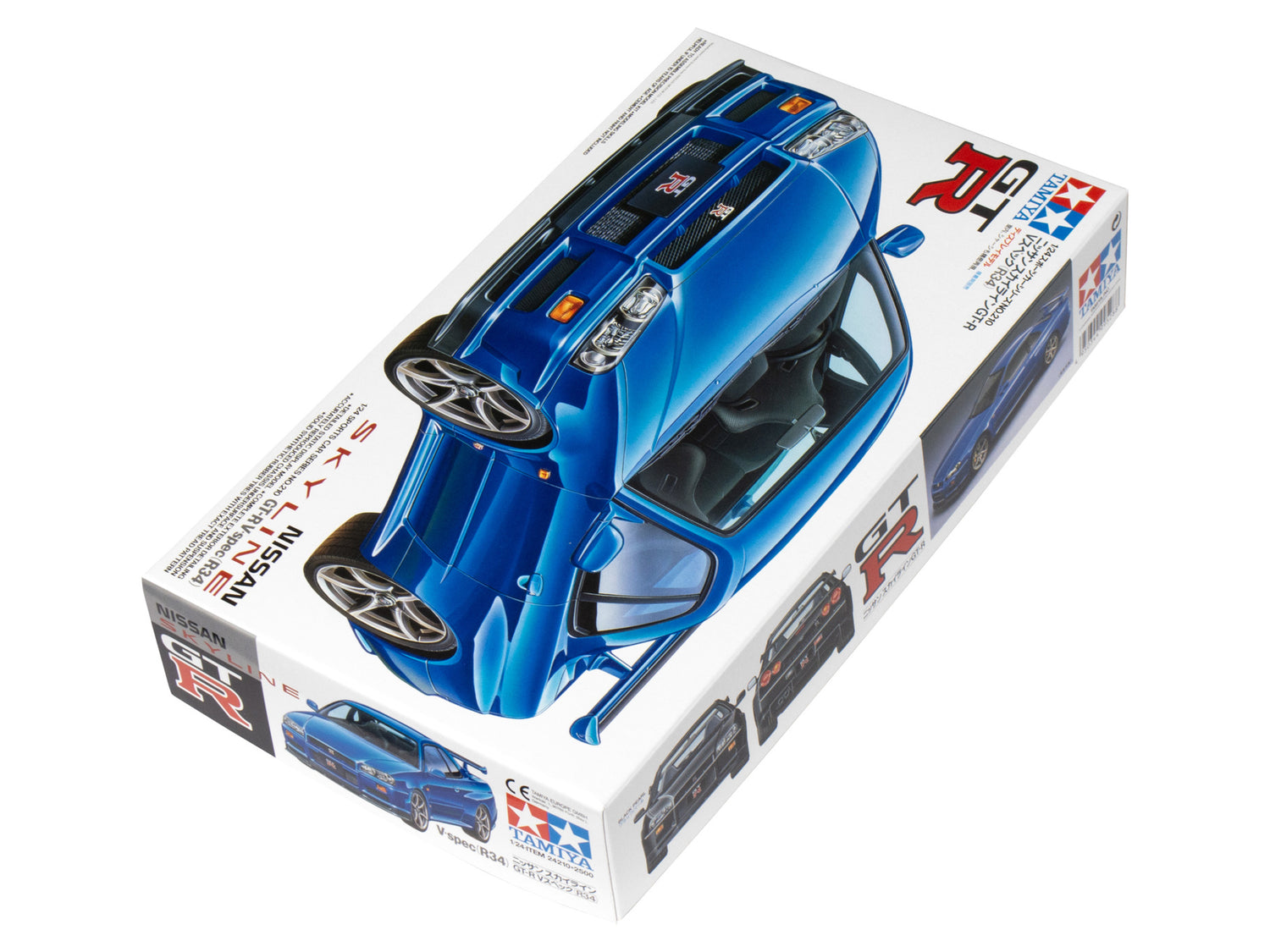 Tamiya 1/24 Nissan Skyline GT-R V-Spec R34 Scale Model Car Kit 24210