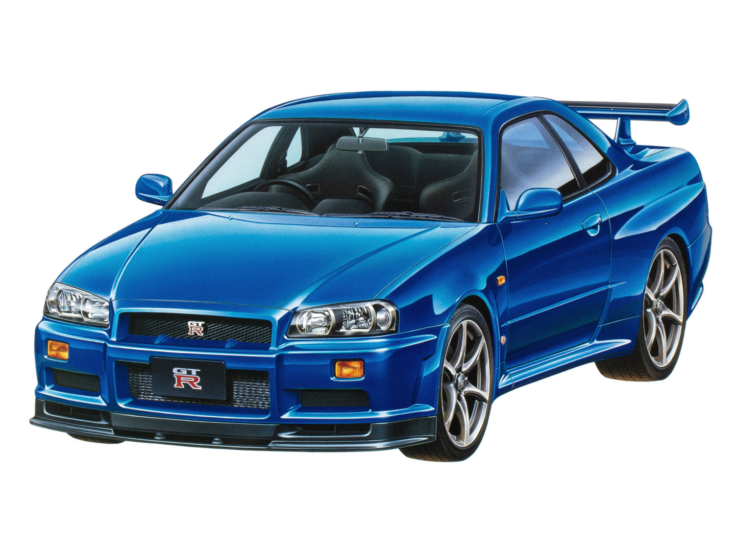 Tamiya 1/24 Nissan Skyline GT-R V-Spec R34 Scale Model Car Kit 24210