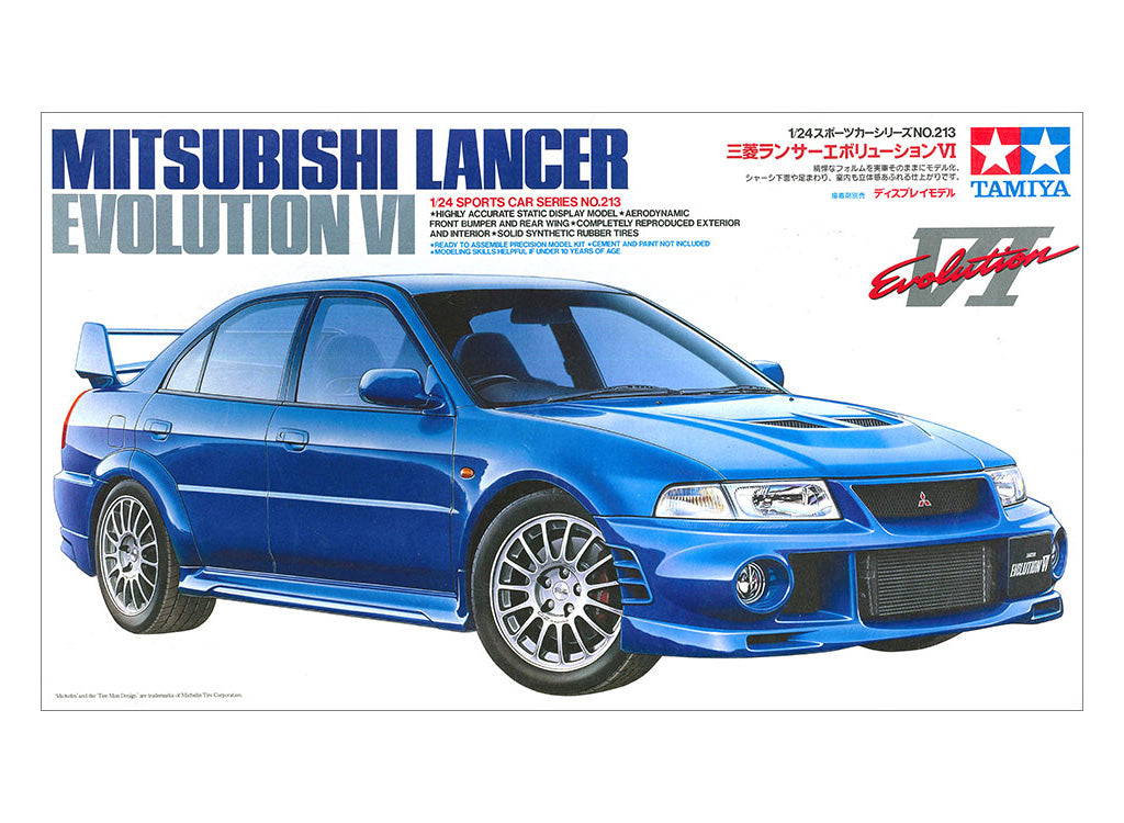 Tamiya 1/24 Mitsubishi Lancer Evolution VI Scale model Kit 24213