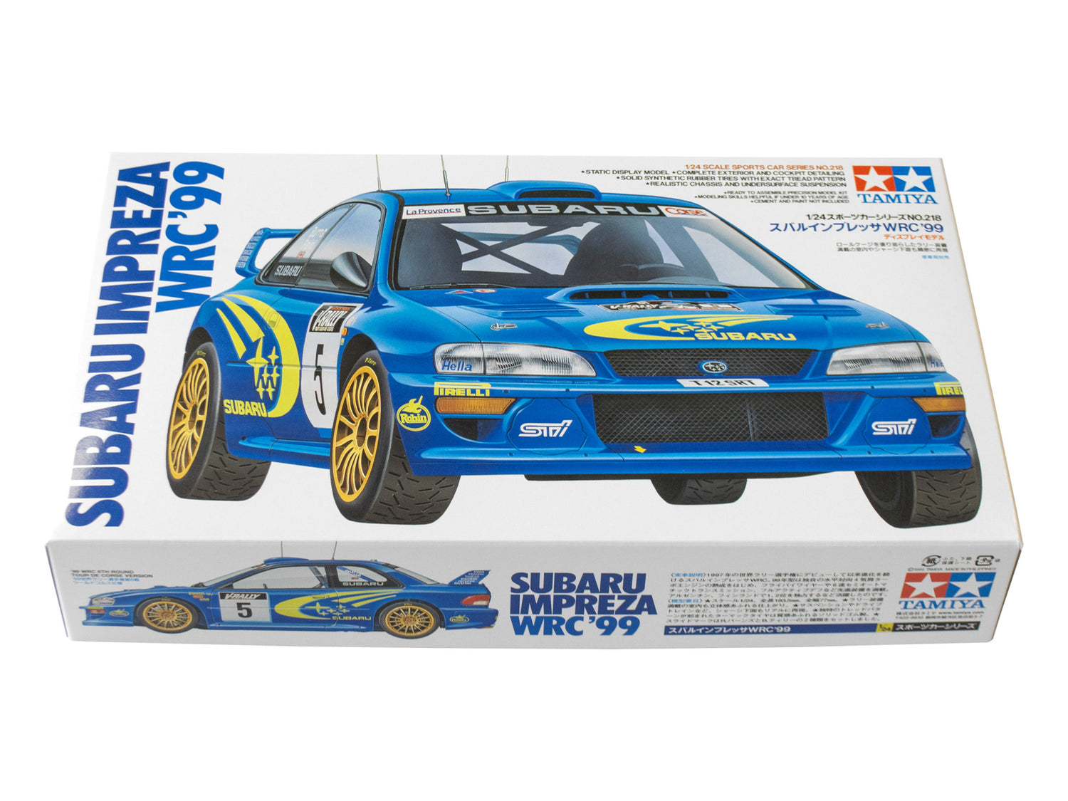 Tamiya 1/24 Subaru Impreza WRC '99 Model Car Kit 24218