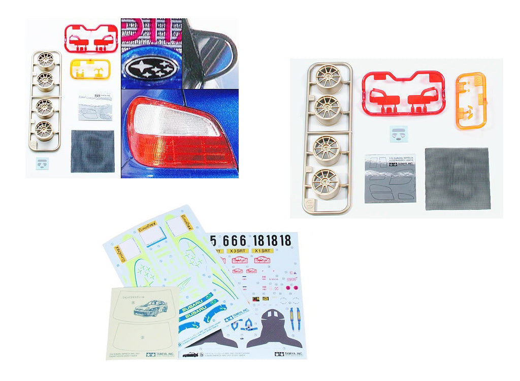 Tamiya 1/24 Subaru Impreza WRC 2001 Scale Model Rally Car Kit 24240
