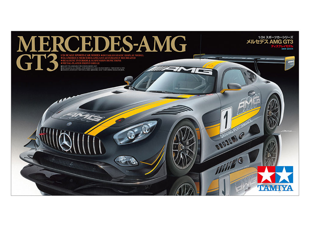Tamiya 1/24 Mercedes-AMG GT3 Car Scale Model kit 24345