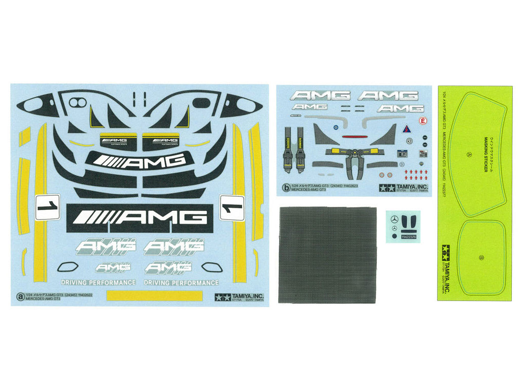 Tamiya 1/24 Mercedes-AMG GT3 Car Scale Model kit 24345