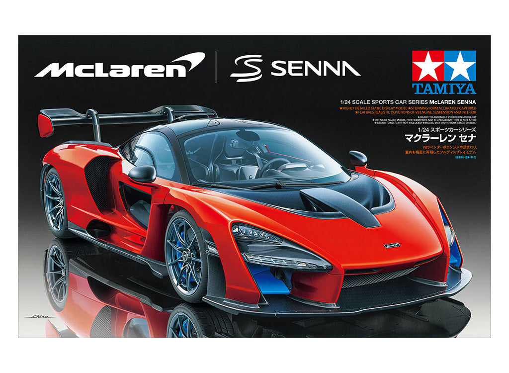 Tamiya 1/24 McLaren Senna Scale Model Car Kit 24355