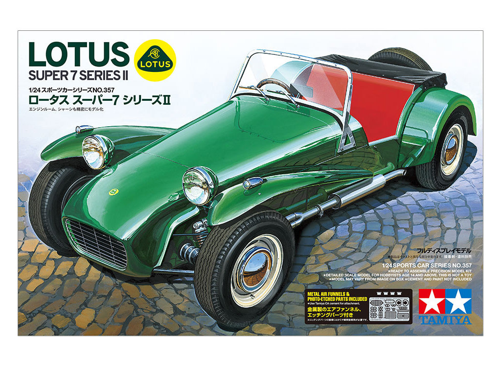 Tamiya 1/24 Lotus Super 7 Series II Scale model Car kit 24357