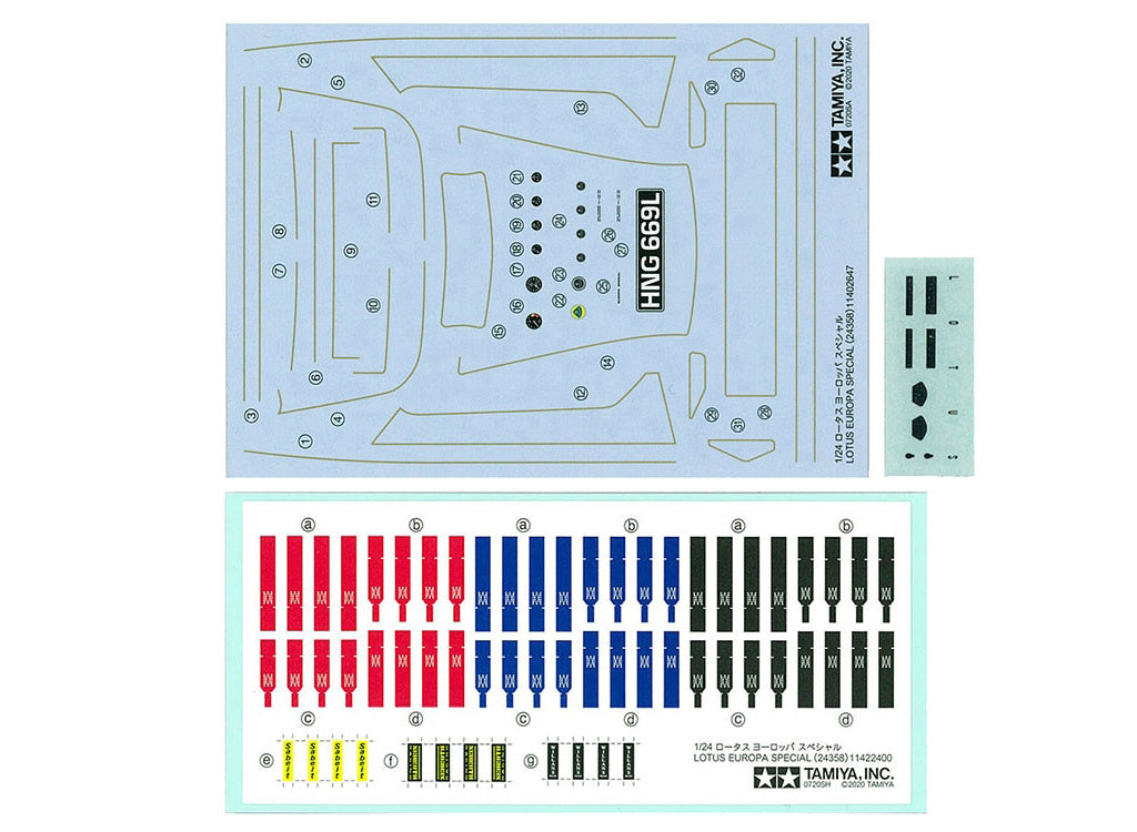 Tamiya 1/24 Lotus Europa Special Scale model Classic car set 24358
