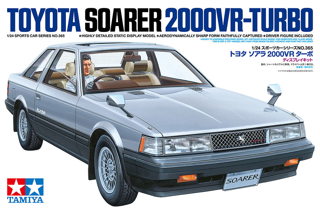 Tamiya 1/24 Toyota Soarer 2000VR-Turbo Scale model car kit 24365