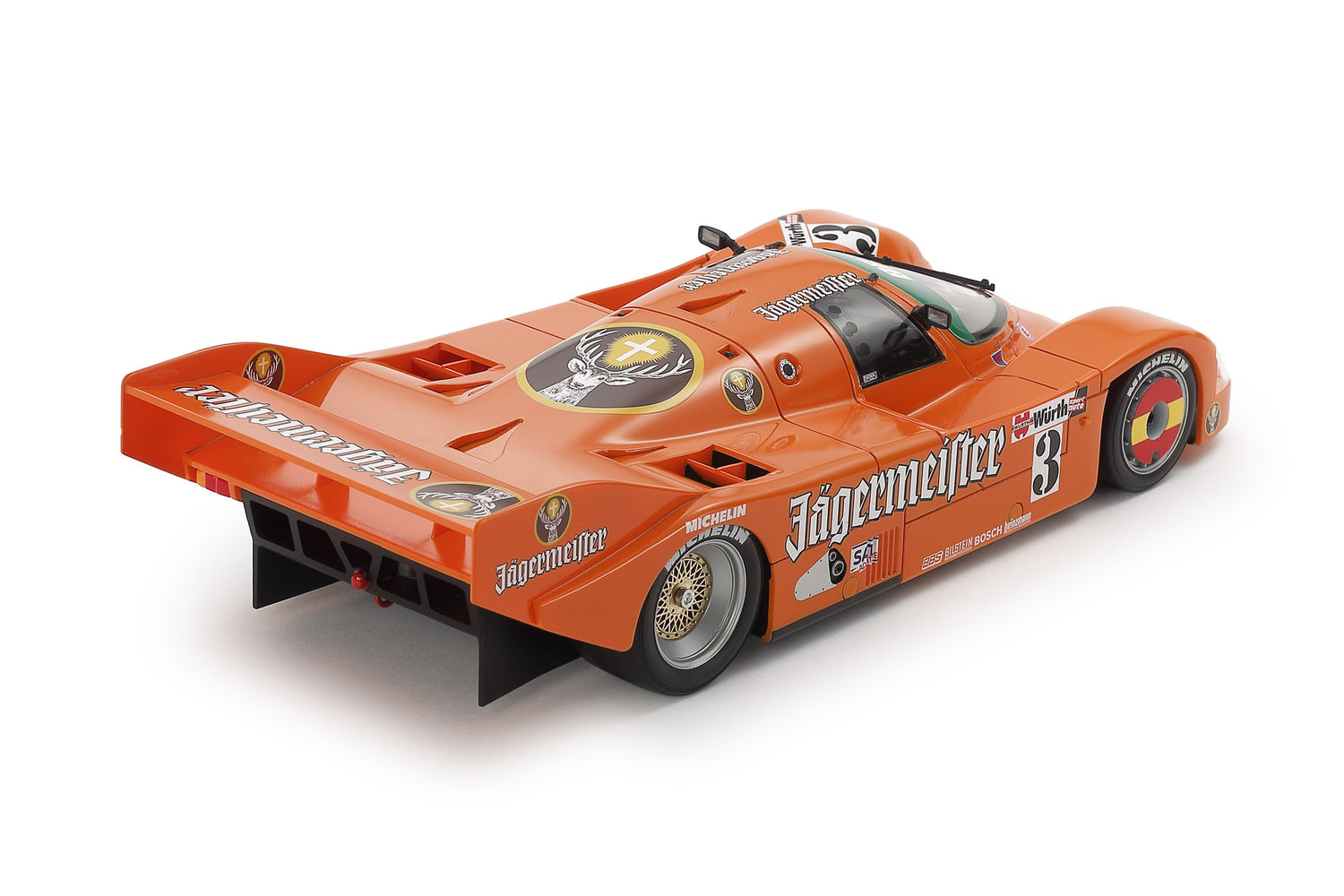 Tamiya 1/24 Porsche 962C Jagermeister Scale Model Race Car Kit 24372
