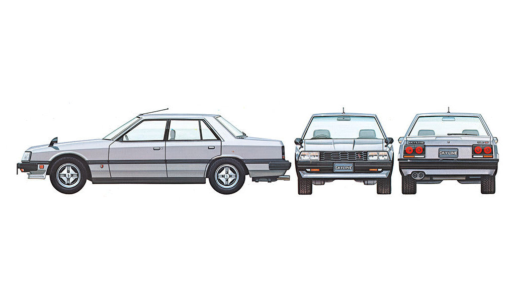 Tamiya 1/24 Nissan Skyline 2000 Turbo GT-ES Scale Model Car Kit 24374
