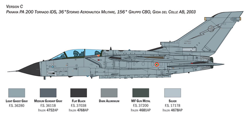 Italeri 1/32 TORNADO IDS 40TH ANNIVERSARY Scale Model Kit 2520