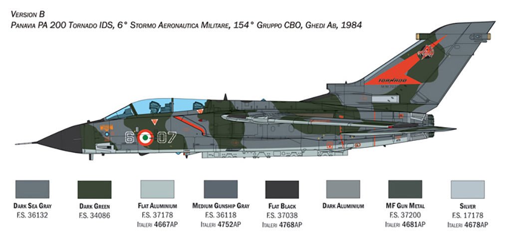 Italeri 1/32 TORNADO IDS 40TH ANNIVERSARY Scale Model Kit 2520