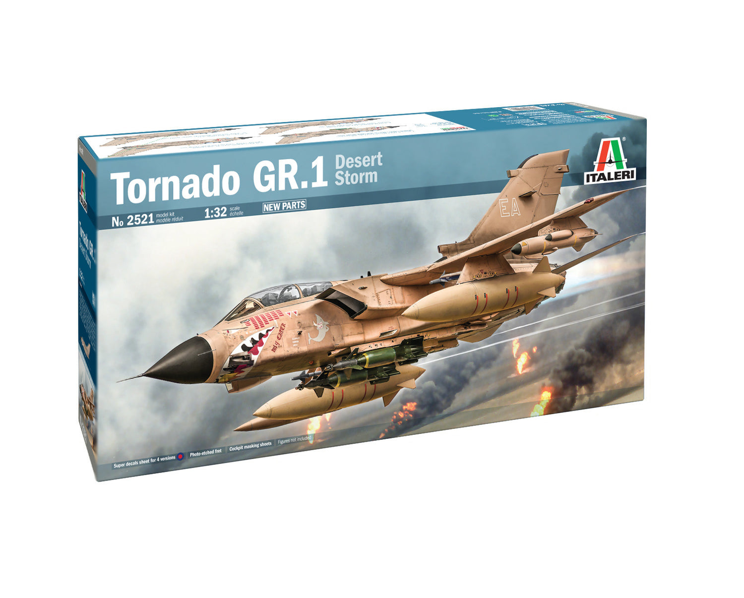Italeri 1/32 Tornado GR.1 Desert Storm RAF Aircraft Scale model kit 2521