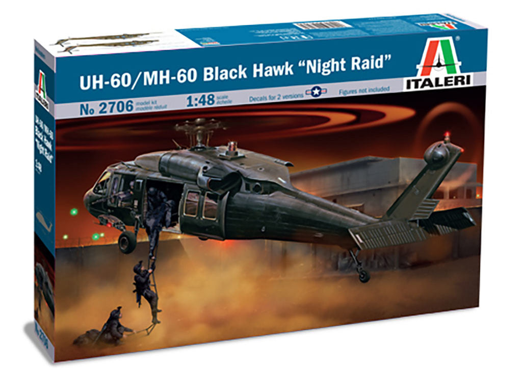 Italeri 1/48 UH-60/MH-60  BLACK HAWK "NIGHT RAID" Helicopter 2706