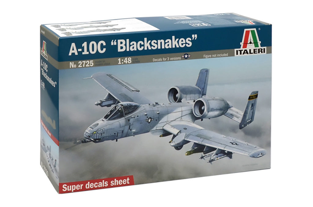 Italeri 1/48 A-10C "Blacksnakes" Aircraft Scale Model Kit 2725