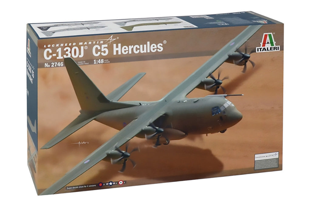Italeri 1:48 RAF HERCULES C-130J C5 Scale model Kit 2746