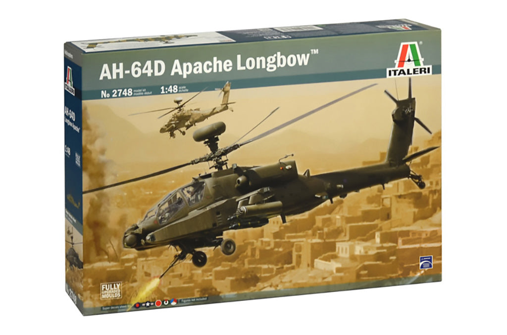 Italeri  1/48 British Army Air Corps AH64D APACHE LONGBOW Helicopter model 2748*