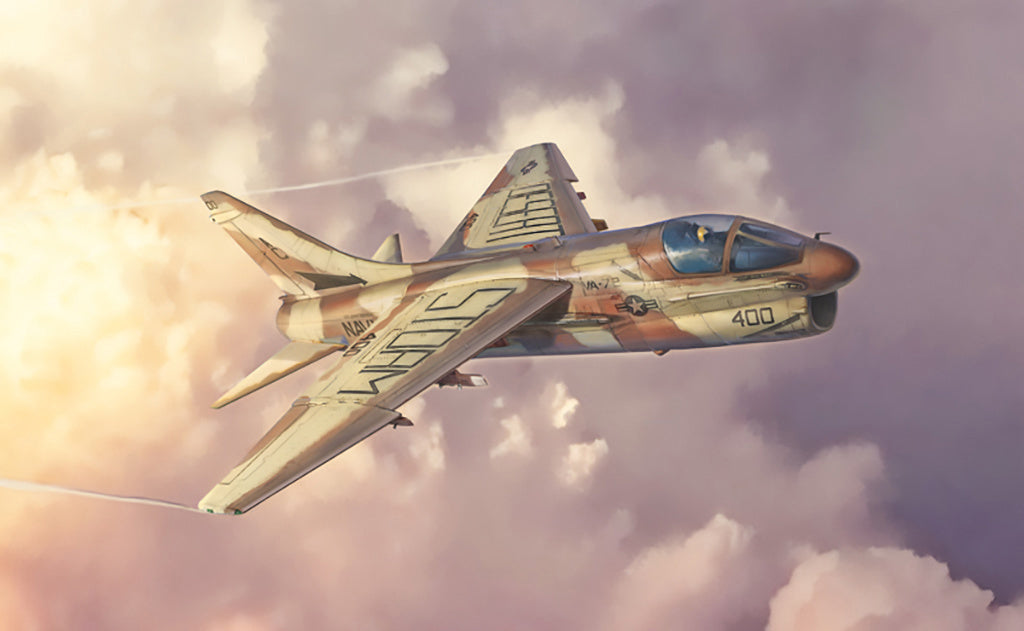 Italeri 1/48 A-7E Corsair II Fighter Plane Scale model Kit 2797