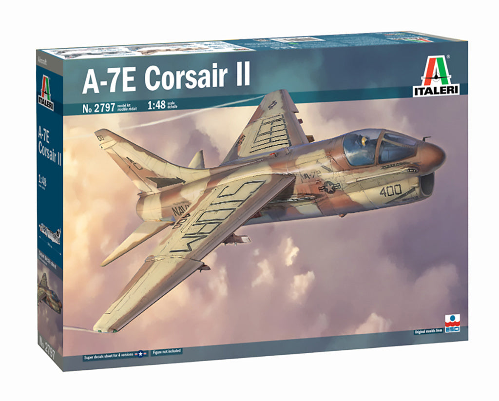 Italeri 1/48 A-7E Corsair II Fighter Plane Scale model Kit 2797