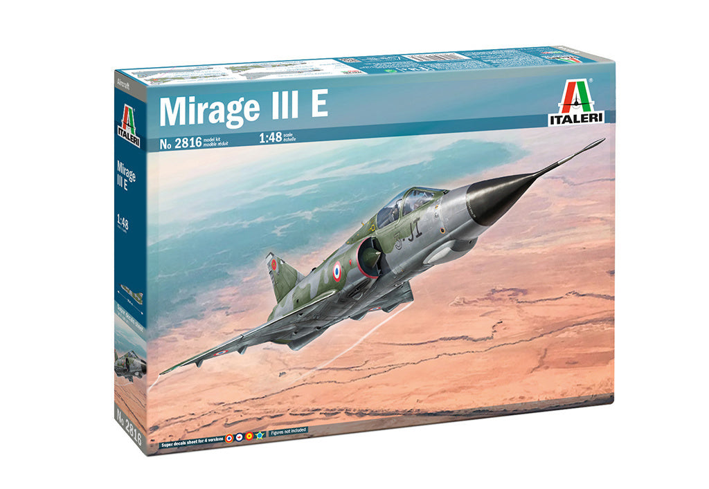 Italeri 1/48 Mirage III Fighter jet scale model kit 2816*