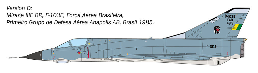 Italeri 1/48 Mirage III Fighter jet scale model kit 2816*