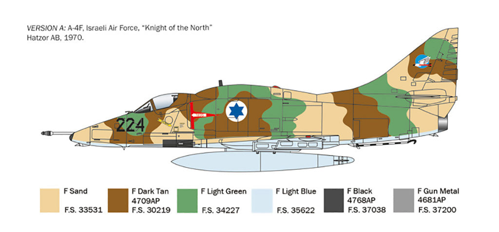 Italeri A-4 E/F/G Skyhawk 1/48 Plane Model Kit