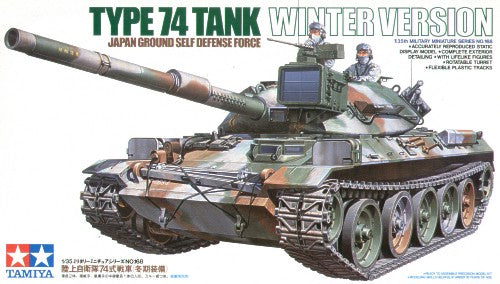 Tamiya 1/35 Type 74 Tank Winter Version  military model 35168