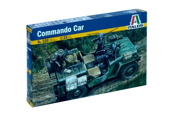 Italeri 1/35 COMMANDO CAR JEEP Military Scale Model Kit 320