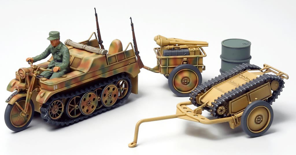 1/48 KETTENKRAD W/CART & GOLIATH VEHICLE