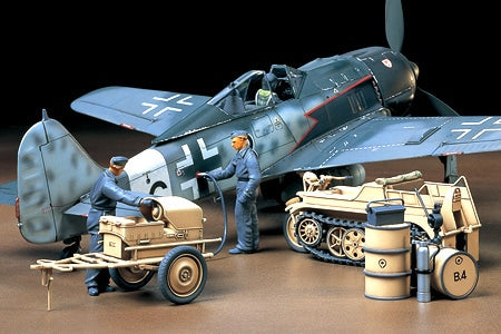 Tamiya 1/48 German Aircraft Power Supply Unit & Kettenkraftrad military Model Set