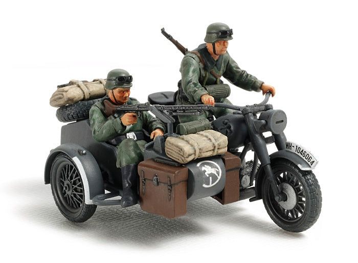 Tamiya 1/48 GERMAN MOTORCYCLE / SIDECAR model kit 32578