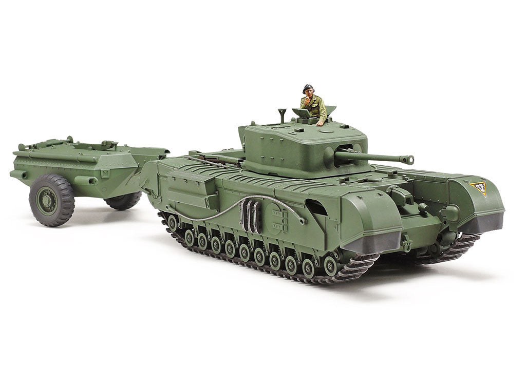 Tamiya 1/48 British Churchill Mk.VII Crocodile Tank Scale Model kit 32594