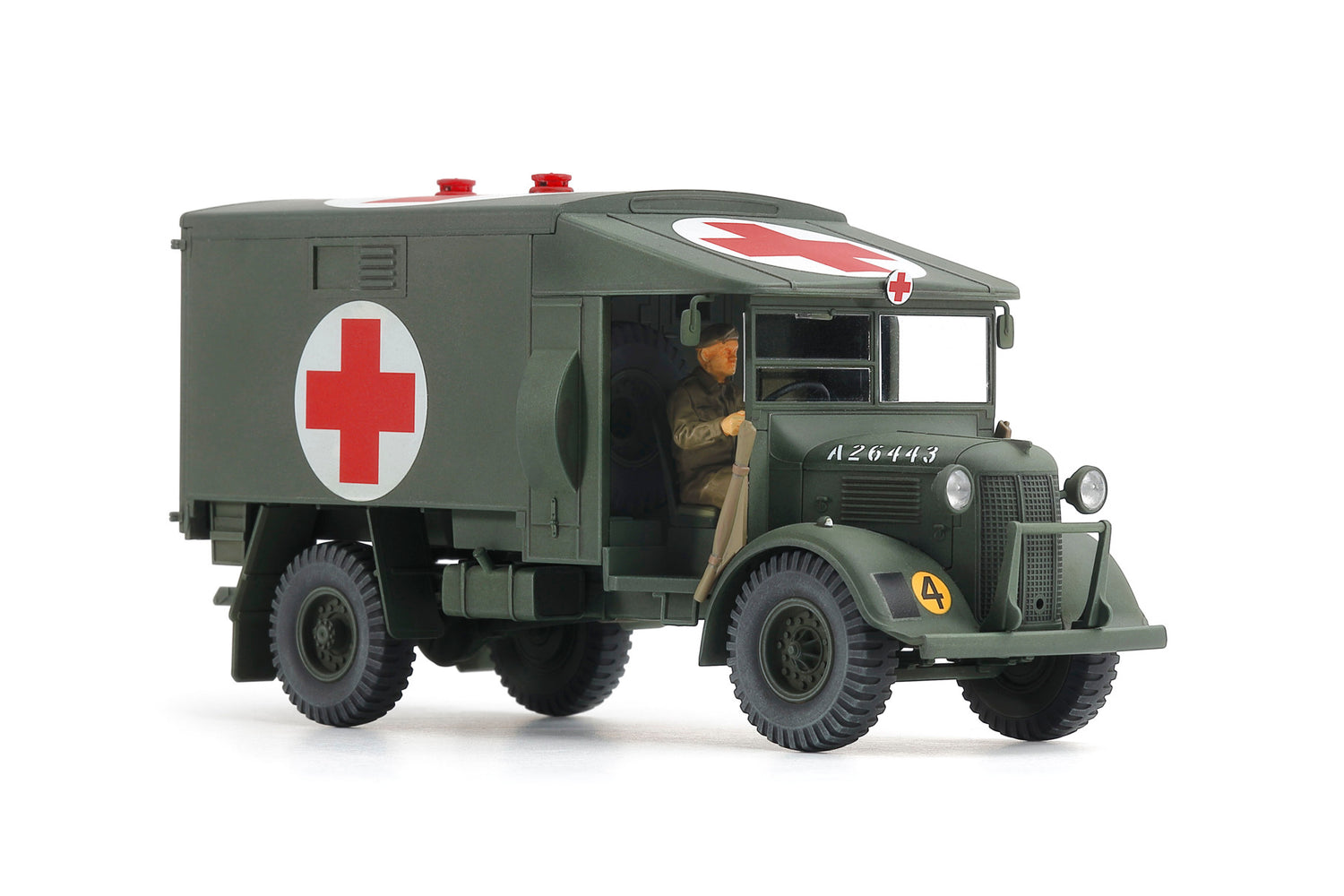 Tamiya 1/48 British 2t 4x2 Ambulance Military Truck Scale Model Kit 32605