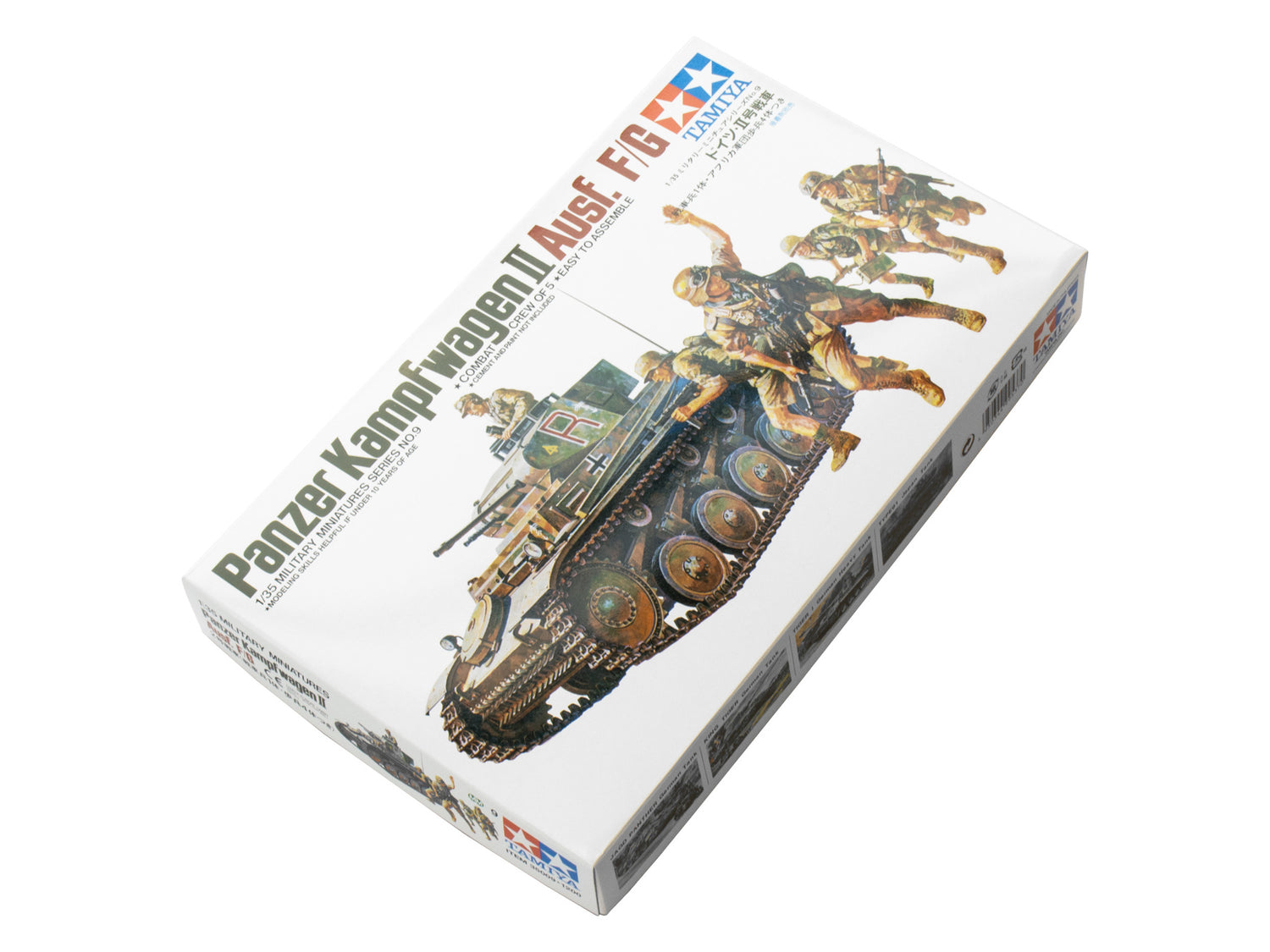 Tamiya German Panzerkampfwagen II 1/35 tank scale model set 35009