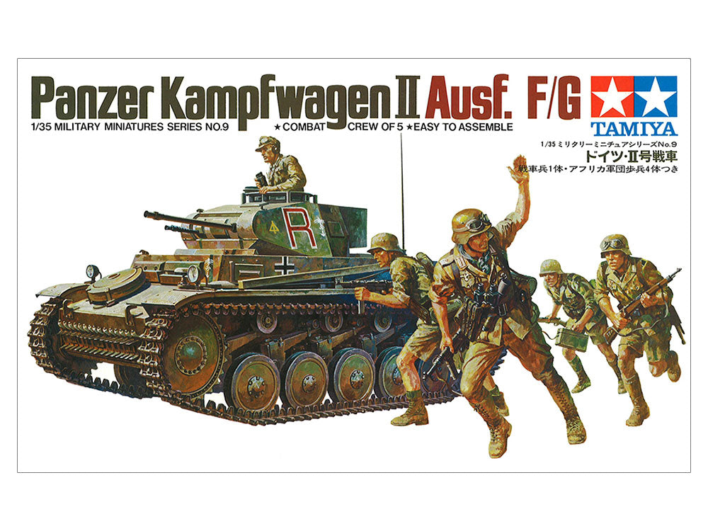TAMIYA 35009 German Panzerkampfwagen II 1:35 Military Model Kit