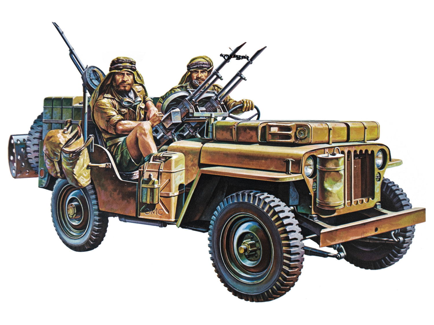 Tamiya 1/35 British SAS Commando Jeep 35033 Model Kit